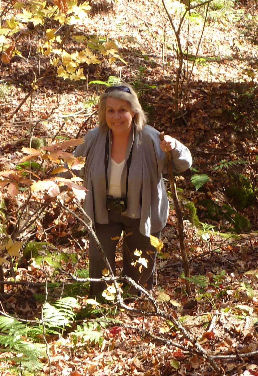 Carole Finn Artist in the Haliburton Forest